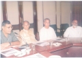 With L. M. Singhvi Manohal Shyam Joshi and Bhanu Pratap Shukla